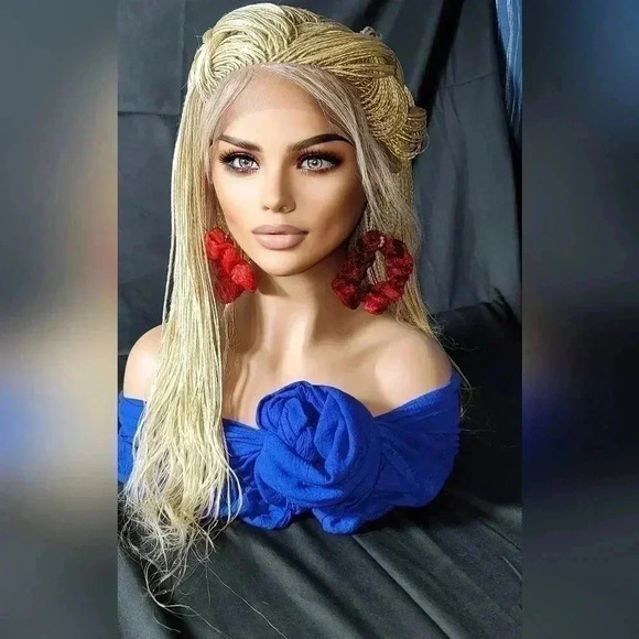 Stunning Style Revolution: 100% Handmade Micro Millions Braided Full Lace Wigs". - Picture 14 of 17